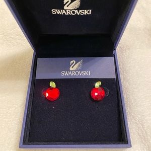 Swarovski Apple earrings
